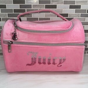 Juicy Couture Viral Travel Toiletries Cosmetic Bag Tote New